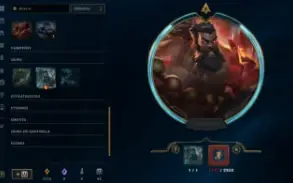 Conta League of Legends 66 Skins Full Acesso