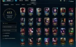 Cont LoL - D5 - 141 Skins - All camp - Ez PulseFire