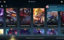 Conta WildRift 124 skins, e skins exclusivas