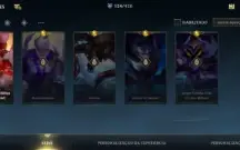 Conta WildRift 124 skins, e skins exclusivas