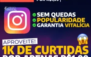 [Promoção] 1.000 Curtidas para Instagram em Fotos e Vídeos