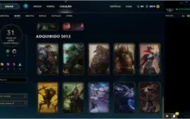 CONTA LEAGUE OF LEGENDS - PLATINA 3 - LEVEL 39