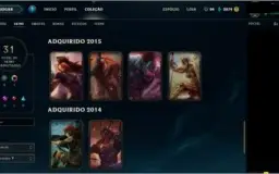 CONTA LEAGUE OF LEGENDS - PLATINA 3 - LEVEL 39