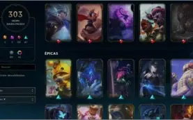 CONTA DE LOL COM 303 SKINS, DE 3200 REAIS POR ESSA PECHINCHA