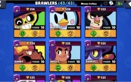CONTA SEMI FULL BRAWL STARS
