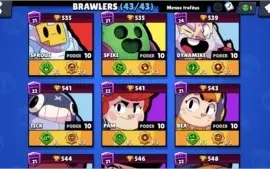 CONTA SEMI FULL BRAWL STARS
