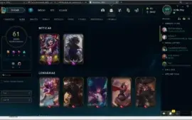 Vendo Conta de LOL,Skin Senna True Damage Prestigo