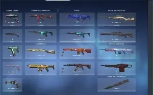 Conta valorant com muitas skins compradas+5 passes completos