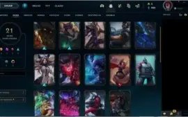 Conta Diamante 1, 21 skins, 51 champs, mmr alto