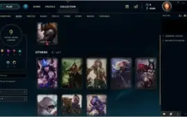conta gold 1, 37champs ,9 skins