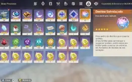 AR 60 SCARAMOUCHE, KEQING SKIN, SHOGUN + BIS, YAE + BIS e MA