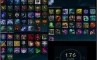 CONTA LEVEL 108 - PLATINA - TODOS CAMPEÕES - 82 SKINS