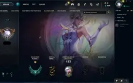 Conta LoL Unranked ( Season passada era Platina 1 ) 