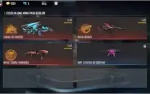 Conta free fire muito rara com primeiro passe de elite