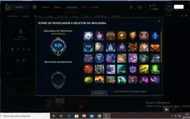 CONTA PRATA 3 8 SKINS 38 CAMPEOES.