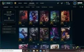 CONTA PRATA 3 8 SKINS 38 CAMPEOES.