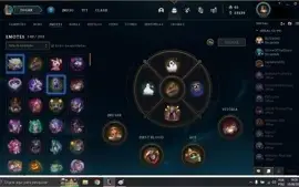 CONTA DE LOL COM TODOS OS CHAMPS E 428 SKINS