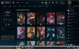 CONTA DE LOL COM TODOS OS CHAMPS E 428 SKINS