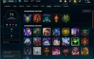 Conta prata 4 com 63 Champs e 16 Skins