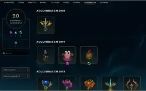 Conta LOL com 227 skins, para vender rápido!!!