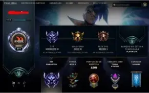 Conta LOL com 227 skins, para vender rápido!!!