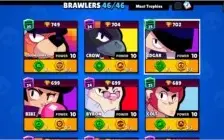 Conta Brawl Stars Maximizada 28k+ Troféus
