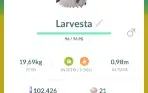 Larvesta - Entrega Imediata (Pokemon GO)