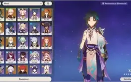 Conta Ar 55 com Xiao, kazuha, venti, child e diluc