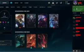 LOL - Conta lv 34 com skins + Lee sin dragão da tormenta