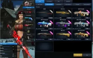 Tenente Coronel 2, itens de Gold e armas de eventos