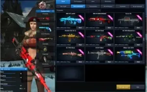 Tenente Coronel 2, itens de Gold e armas de eventos