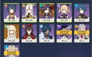Conta Genshin Impact (Rank 30)