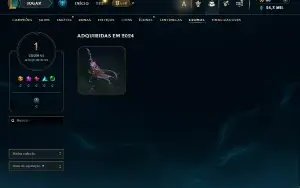 Diamante 4 com 30 Champs e 4 Skins + 5 Fragmentos