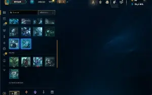 Diamante 4 com 30 Champs e 4 Skins + 5 Fragmentos