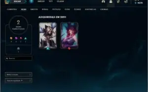 Conta ouro 1 sem email verificado com 2 skins e 23 champs