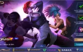 Conta ML ex-glória mítica com 95 heros e 265 skins