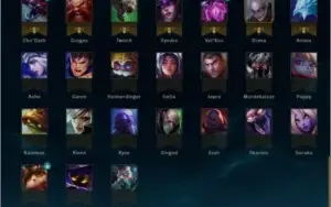 Conta LoL Platina com varios champions e skins !