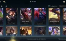 Conta wild rift 52 skins, 7 são lendárias