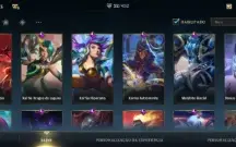 Conta wild rift 52 skins, 7 são lendárias