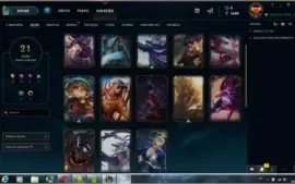 LEAGUE OF LEGEND OURO IV LV 98 Respondo a Todos