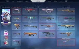Conta Valorant  1200 Reais em skins por 900