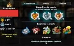 Vendo conta ST11 Hustle Castle