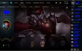 Conta LoL + Skins Raras