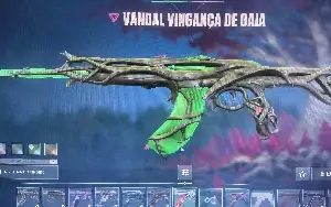 Conta Valorant com vandal gaia, elo platina 