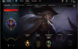 VENDO CONTA LOL LVL 50 ANTIGA