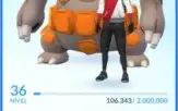 Conta Pokemon lvl 36