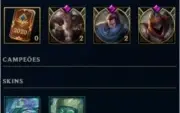 Conta lol prata 3 com 2k de RP