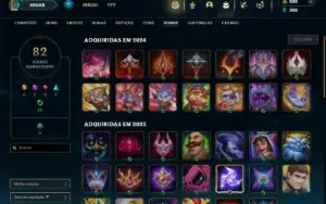 Esmeralda 2 com 110 Champs e 61 Skins ( MAIN JG )