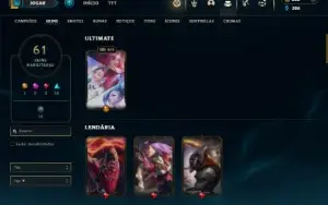 Esmeralda 2 com 110 Champs e 61 Skins ( MAIN JG )
