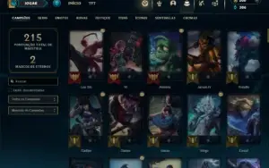 Esmeralda 2 com 110 Champs e 61 Skins ( MAIN JG )